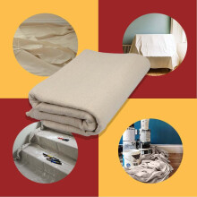 Cotton Twill Dust Sheet 12ft x 9ft Heavy-Duty Protection for Your Surfaces.