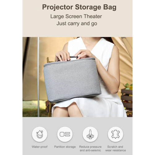 Shockproof Waterproof Oxford Projector Storage Bag for HY300, Portable 2