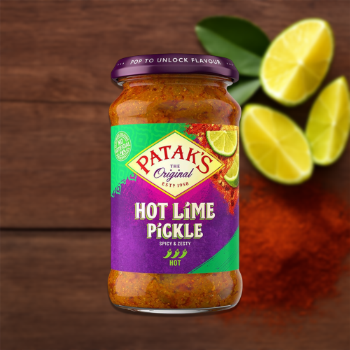 Patak's Lime Pickle Hot 283g | Authentic Indian Pickle
