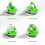 Macchina per bolle 14500 500 mAh Luce LED in plastica 7