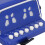 Accordéon à boutons 7 touches, 2 basses, compact, ABS, bleu 10