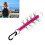 Nylon- und Edelstahl-Bogenhalter pink 27x17x2cm 3