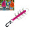 Nylon- und Edelstahl-Bogenhalter pink 27x17x2cm 6