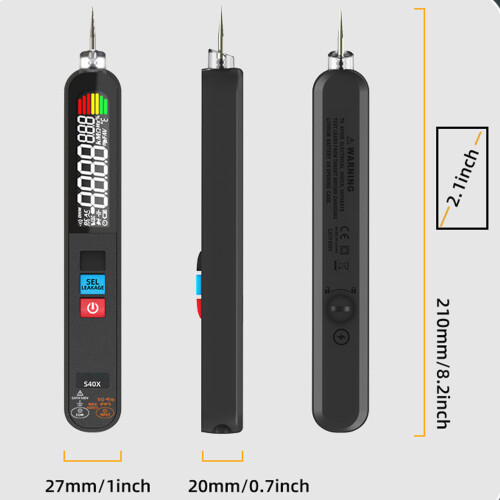 Stift-DMM 6000 Zähler, 400 mAh Akku 1