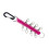 Nylon- und Edelstahl-Bogenhalter pink 27x17x2cm 11