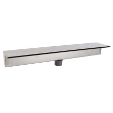 Outdoor 500mm Stainless Steel Waterfall Spillway for Villa Pool Decor