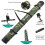 Custodia per canne da pesca con 7 scomparti 130x75 cm nera 8