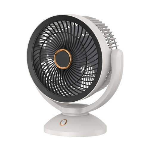 Air Circulation Table Fan with Night Light, 4-Speed, 3.7V 4000mAh, White 2