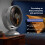 Air Circulation Table Fan with Night Light, 4-Speed, 3.7V 4000mAh, White 15