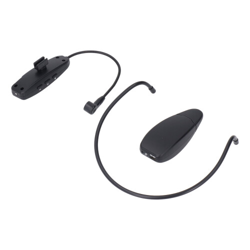 Système de micro-casque sans fil 2,4 GHz, 450 mAh, ABS