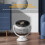 Air Circulation Table Fan with Night Light, 4-Speed, 3.7V 4000mAh, White 7