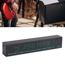 8 isolierte 9-V-Aluminiumlegierung-Gitarren-Pedal-Stromversorgung