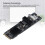 5 Gbps Type-E USB 3.1 panneau frontal 22x80mm M.2 clé M 5