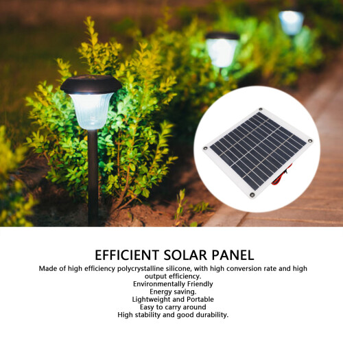10W Solarladegerät 9-12V Polykristall-Solarpanel 2