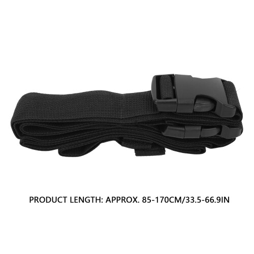 2 pezzi Portacanne da pesca per auto per 7 canne, 85-170 cm, nylon 1