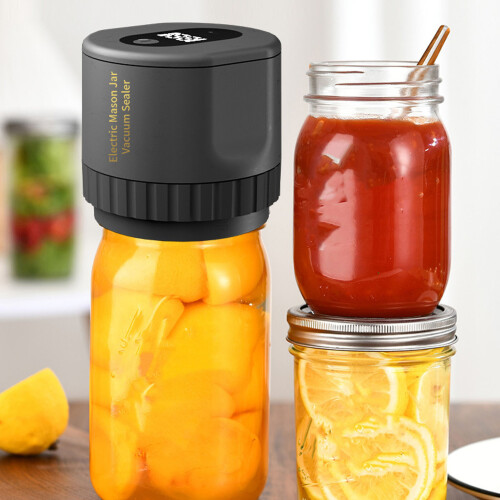 Scelleuse sous vide portable pour bocaux Mason à bouton unique 2000 mAh 2
