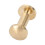 Set da 50 rivetti in ottone, testa da 8mm, perni da 7mm 11