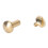 Set da 50 rivetti in ottone, testa da 8mm, perni da 7mm 8