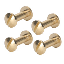 50-teiliges Messingnieten-Set, 8 mm Kopf, 7 mm Länge