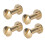 Set da 50 rivetti in ottone, testa da 8mm, perni da 7mm 1