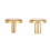 Rivetti per legatoria 50 pezzi ottone 10x6mm testa piatta 7