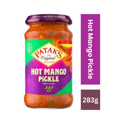 Patak's Mango Pickle Hot 283g | Authentic Indian Pickle 2