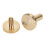 50 Pcs Brass Binding Rivets for Leather & Fabric 10x6mm 13