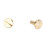 50 Pcs Brass Binding Rivets for Leather & Fabric 10x6mm 7