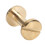 50 Pcs Brass Binding Rivets for Leather & Fabric 10x6mm 12