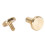 50 Pcs Brass Binding Rivets for Leather & Fabric 10x6mm 9