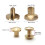 Kit di 50 rivetti in ottone 8 mm/5 mm per pelle decorativa 2