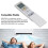 ARC452A4 ABS Control remoto de aire acondicionado 2x pilas AAA 4