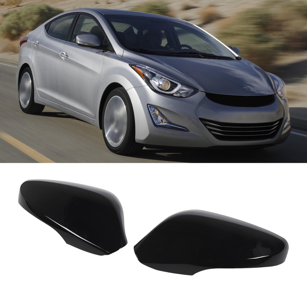 Elantra Md Rearview Mirror Cover Glossy Side Wing Mirror Cap Black 8721335087826