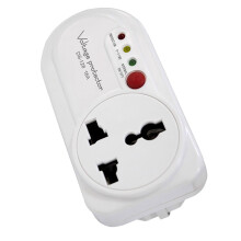 Protecteur de tension 2500W 16A ABS 94x50mm 3-LED