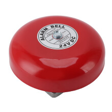 Waterproof 6in Fire Alarm Bell Aluminum Alloy 24V Wired Security Device