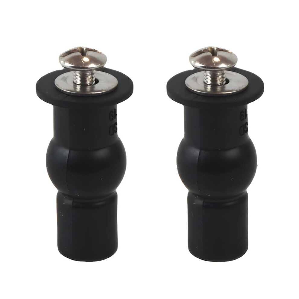 Toilet Seat Attachment - 2 Expansion Screws And Dowels For Replacement And Fixing Of Seats And Lids - Universal Fix Kit 6947110864563