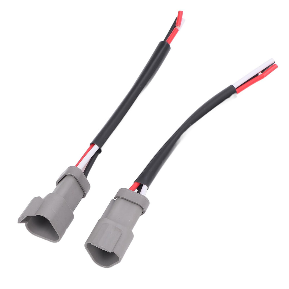 Waterproof 3-Pin Dt Connector Wiring Harness For Cars Trucks Boats Led Lights 4161335093580