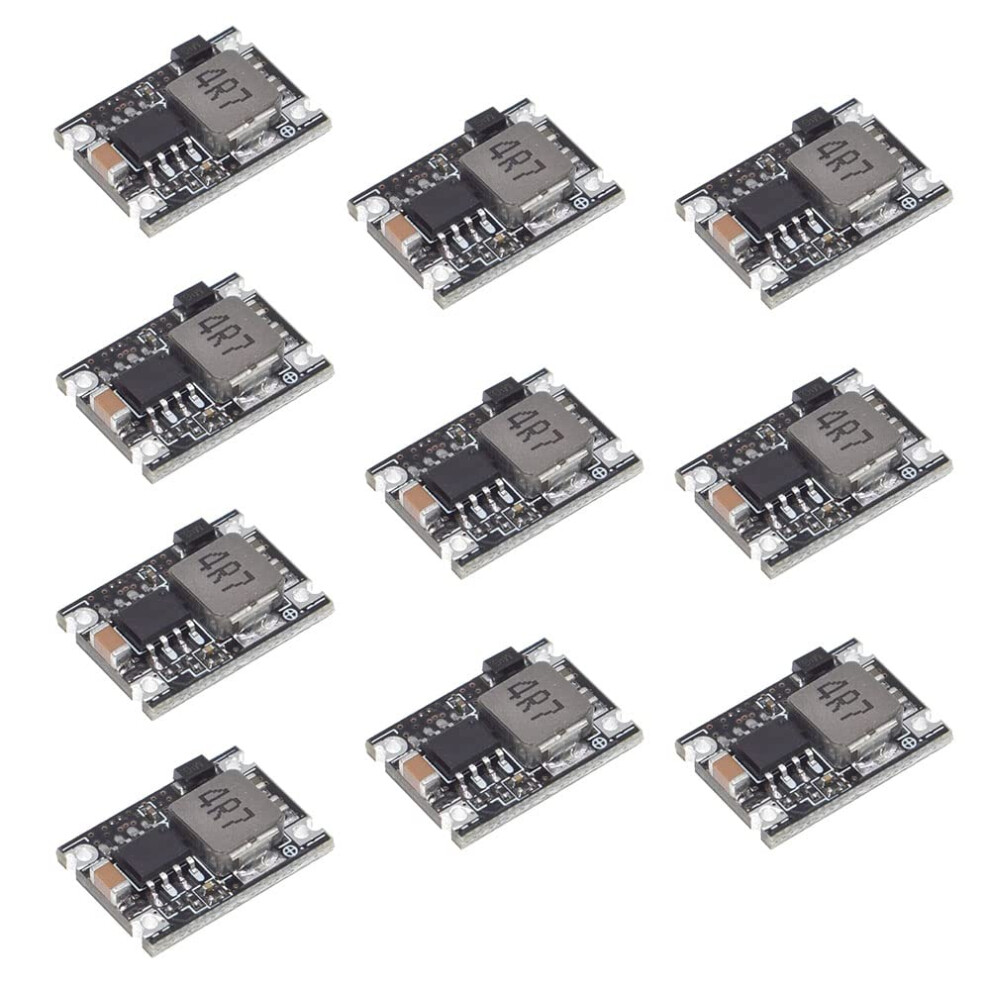 Dc-Dc Buck Converter Pack Of 10, 3A Mini Step-Down Module, 5V-30V Input To 5V Output, Voltage Regulator Pcb Board 6482260393568