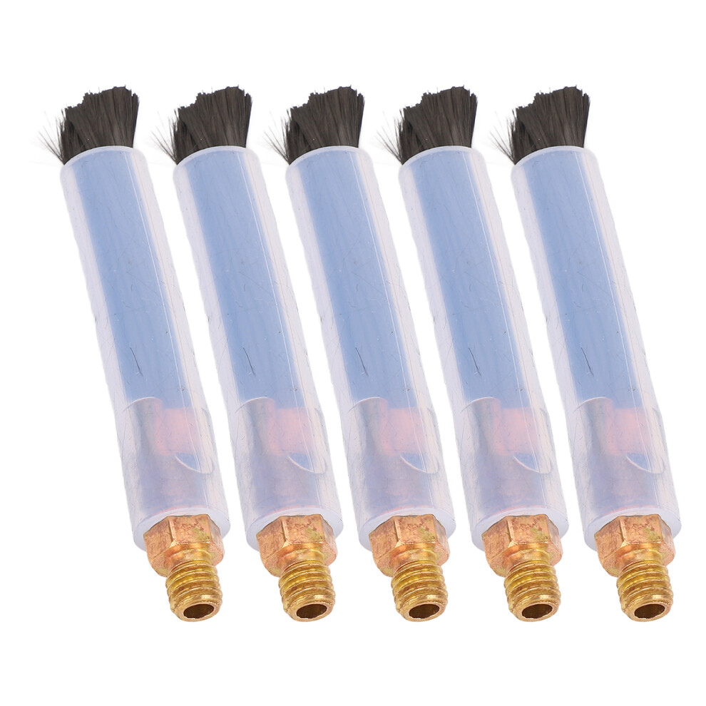 5Pcs Brass Fiber Welding Bead Cleaning Brushes M8 Seam Cleaner 9381335094485