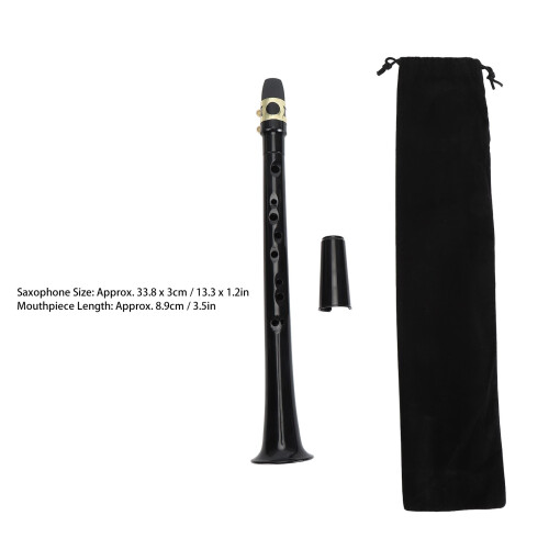 Taschen-Saxophon C-Taste-Set, ABS, 33,8x3cm 1