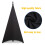 Speaker Tripod Cover DJ Stand Skirt Black Stretchable Adjustable Polyurethane 3