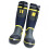Steel Toe Waterproof Work Rain Boots for Men, Size 39‑40 12