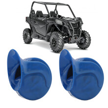 Par de bocinas para UTV 12V 60dB 510Hz Azul, Relé de 80A, 3m