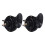 Kit de bocina de 24V 60B/60dB impermeable negro 3m interruptor 15