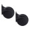 Kit de bocina de 24V 60B/60dB impermeable negro 3m interruptor 16