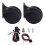 Kit de bocina de 24V 60B/60dB impermeable negro 3m interruptor 2