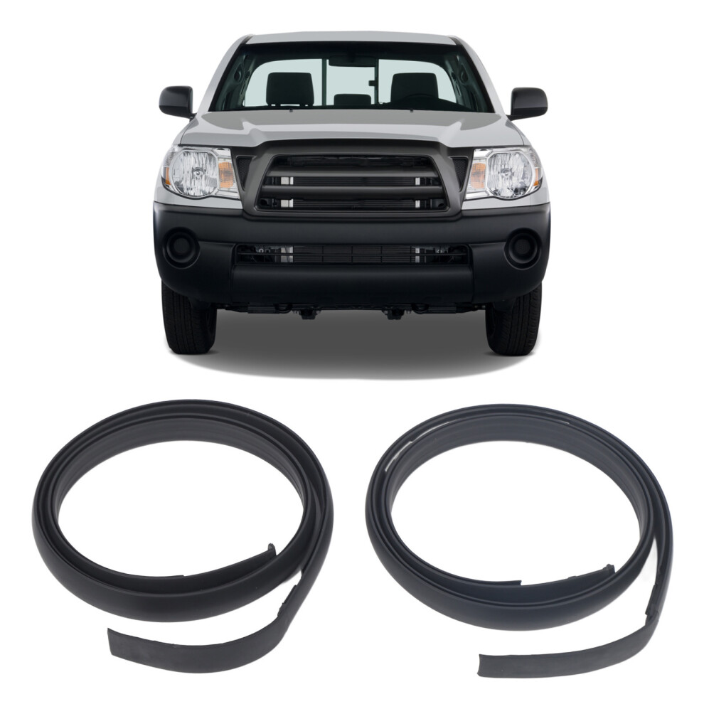 2Pcs Roof Drip Molding Rubber Seal For Tacoma Double Cab 2005-2015 4961335100956