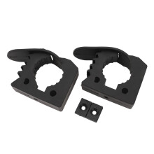2 piezas de montaje con abrazadera de goma de liberación rápida 1 pulgada-1,5 pulgadas