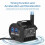 QR70TH 700L/H 66.953.331.8mm nero 12V 7