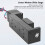Actuador lineal de riel 28-Stepper 50mm, 5kg, Plateado 8